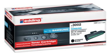 edding Toner EDD-3002 - Schwarz - Reichweite 1500 Seiten - Ersetzt Samsung MLT-D1042S