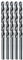 Irwin Industrial Tools 318015 TurboMax Bohrer-Set, 15-teilig, 81122ZR, 5 St., 22