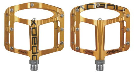 Xpedo Unisex – Erwachsene Spry Fahrradpedale, Gold, One Size