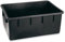 PLASTIME Rectangular Caso, 160 L, plástico, Cuello Ancho, LDPE, Color Negro, 88.3 X 63.8 X 36,4 cm