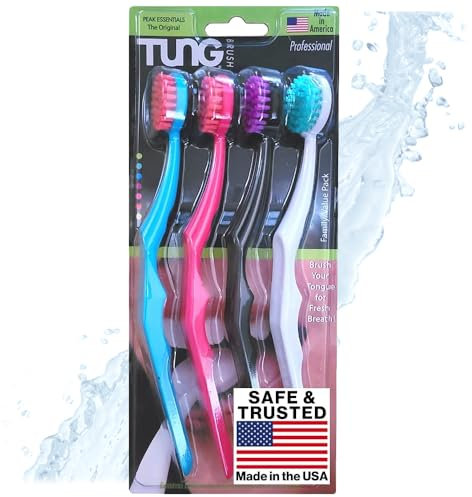 - TUNG Brush - Tongue Cleaner by The Original TUNG Brush & Gel