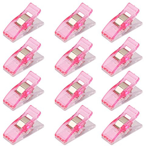 Unbekannt Clips rose, taille unique, 50 points
