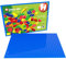 Hubelino #420329 560 Base Plate (20 x 28 Nubs, 32 x 44.8 cm) in Blue, Compatible with Large Building Blocks from Other Manufacturers, Made in Germany