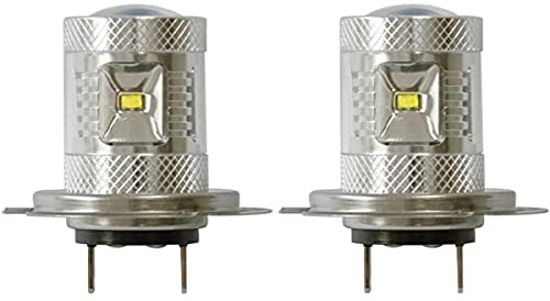 Ring Premium Rw477Fled 6000K Ice White 12V H7 477 Led Fog Light Lamp Bulbs - Pair