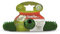TONKITA | Eco Spazzolone per Pavimenti della Linea We Like Green, Scopa Sottile, Spazzolone per Panno Bagnato e Asciutto, Pulizia del Pavimento - Made In Italy