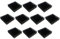 Easycargo 24 Stück 40mm Kühlkörper 40x40x11mm, Aluminium-Kühlkörper für 3D-Drucker, TEC1-12706 thermoelektrischer Peltier-Kühler 40mmx40mmx11mm (schwarz)