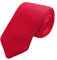 WANYING Herren 7cm Schmale Strickkrawatte Gestrickte Narrow Krawatte Retro Sporty Casual Büro Basic für Gentleman - Einfarbig Rot