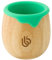 bamboo bamboo Taza de para Bebés y Niños, Taza de Aprendizaje con Borde de Silicona para Protección de Dientes y Encías, Capacidad de 150ml para la Transición (Verde)