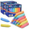 JOYIN 48 PCS Cone Shaped Jumbo Sidewalk Chalks Set, Non-Toxic, Perfect for Children, Outdoor Garden Chalk Games