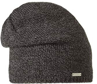 Stöhr Längere Herrenbeanie in Melangeoptik, gefüttert mit Fleece Horst