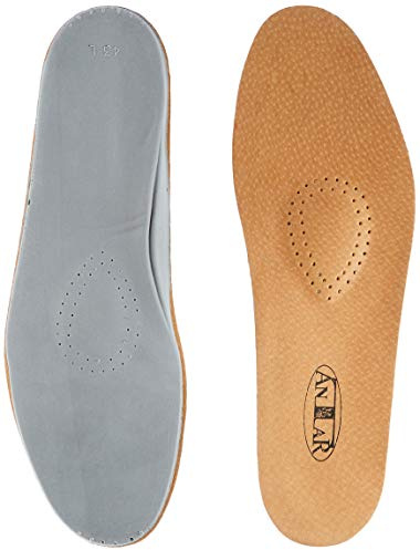 Antar AT53502 43 Leder Orthopädische Einlagen mit Längs und Quergewölbestütze, Größe 43, 900 g