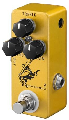 MOSKY Golden Horse Overdrive Effektpedal Boost Gitarre Effektpedal mit True Bypass für E-Gitarre