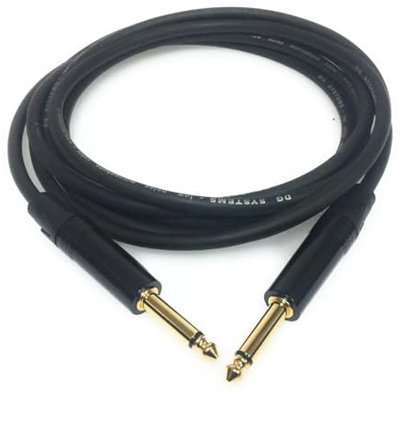 DG Systems - Cavo Jack Mono per chitarra, strumenti - Made in Italy (5 mt)