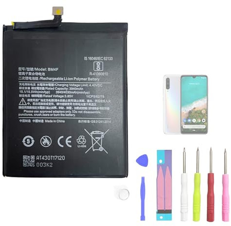 Aousavo BM4F ersatz akku Kompatibel mit Xiaomi Mi A3 Xiaomi Mi CC9e mit Free Toolkit