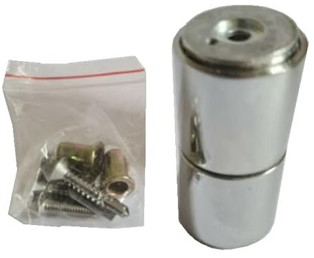 Bifold Door Door Stop & Magnet/Catch 65mm - White, Black, Anthracite Grey (Chrome)