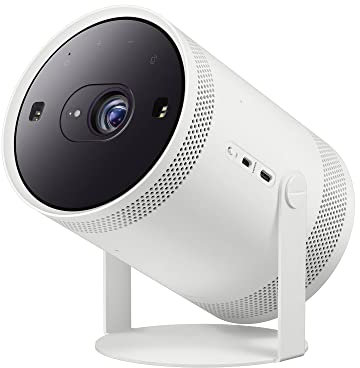 Samsung The Freestyle LSP3B Proiettore Portatile FHD Wi-Fi, schermo fino a 100'', Auto focusing e Auto Leveling, Suono a 360°, Smart TV, Bianco, 2022 (Ricondizionato)