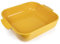 PEUGEOT - Square ceramic casserole dish - 36 cm (including handles) x 31 cm x 8.2 cm - capacity: 5.4 L - 10 year guarantee - saffron yellow