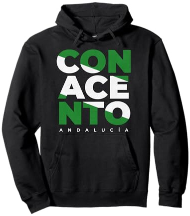 Con acento y orgullo andaluz Día de Andalucía Sudadera con Capucha