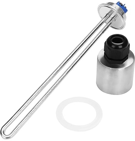 DERNORD 2 Inch (OD64mm) Tri-clamp Heating Element 240V 5500W Immersion Water Heater High Watt Density
