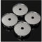 Lckiioy Lot de 4 cache-moyeux autocollants de 60 mm en alliage pour jantes de golf
