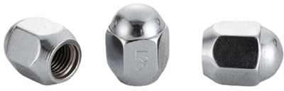 FAOSTEQ 23 mm M10 x 1 25 Radmuttern for Elektrofahrzeuge, Reifenschrauben, Radmuttern, Chrommuttern, Schlüssel 17 mm (Color : 8 Pcs, Size : M10x1.25)