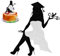 Glitzernder Abschluss Kuchenaufsatz, Mädchenform Kuchen Dekoration Abschlusszeugnis Graduation Cake Topper für High School College Senior Mädchen Abschlussthemen Partyzubehör