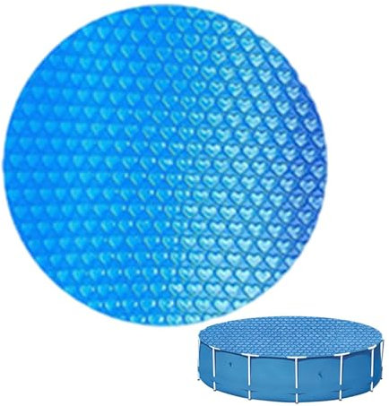 Bâche à Bulles pour Piscine Ronde 300 cm | Bâche Solaire de 10 mm d'épaisseur | Découpe individuelle | Chauffage de Piscine pour Eau Chaude
