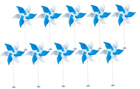 CIYODO 1satz Dekorative Windmühle Für Garten Und Terrasse Teiliges -blättrig Handheld Windspiel Für Outdoor-Dekoration Für Haus Garten Und Feierlichkeiten