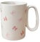 zouxangzz Pink bow girl ceramic mug cute students home ceramic cup multifunctional large capacity (white)