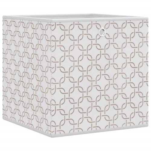 vidaXL Faltboxen 10 STK. Creme 32x32x32 cm Vlies, Aufbewahrungsbox, Aufbewahrungsbox faltbar, klappbare Aufbewahrungsbox, Aufbewahrungsboxen