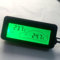 HpLive Auto thermometer,Auto-Thermometer innen außen,12V Digitales LCD Auto-Thermometer Innen-/Außentemperatur-Messgerät mit LCD-Display(green)