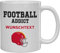 Football Tasse Personalisiert | Mit Lieblingsteam und Name | American Football Fan Geschenk | Espresso Tasse 330 ml | Fantasy Football Becher für Kaffee Tee Kakao | Fanartikel | Geschenke für Männer