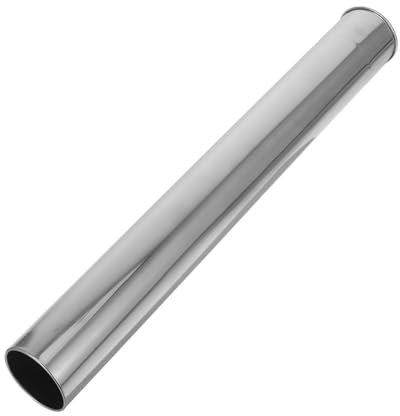 CHILDWEET Edelstahl Schornsteinrohr Verlängerung 50cm Für Zeltofen Outdoor Kaminrauchrohr Leicht Winddicht Kompatibel Mit Holzöfen