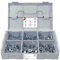 FRANTOS L-BOXX Mini DIN 934 Sechskantmuttern Sortiment, M4 bis M12 740 tlg. (Stahl verzinkt) - Sechskant Muttern Schraubenmuttern Set
