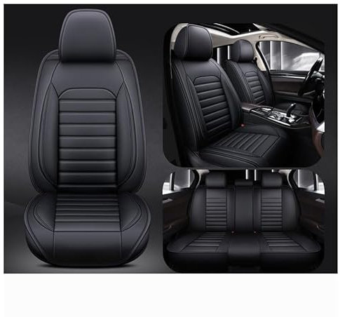 Yqstinctivefy Funda de Asiento de Coche para op𝙚l Cascada Convertible(2013-2019),Negro, Cuero Genuino, Resistente al Desgaste, Moderno, ecológico, Impermeable, fácil de Limpiar