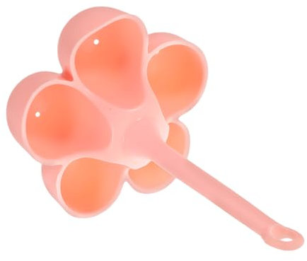 SHINEOFI Eier Dampfgarer Eierwärmer Tablett Löffel Für Pochierte Eier Eier Pochierpfanne Halter Für Hartgekochte Eier Eierkocher Für Die Mikrowelle Eierkocher Für Die Mikrowelle