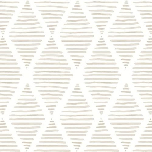 Beige Geometric Wallpaper,44 x 1000 cm Stripe Self Adhesive Wallpaper Yellow Brown and White Wall paper Peel and Stick Wall paper Self Adhesive Furniture Wrap for Living Room,Bathroom,Cabinet,Drawer