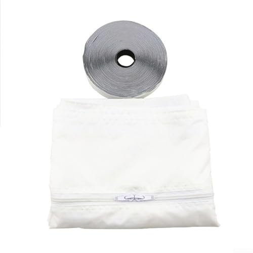 Cubierta de tela aislada para portátil para aire acondicionado que garantiza un sellado hermético alrededor de las ventanas (300 cm)