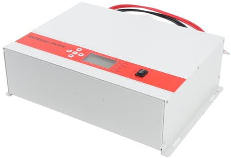 Riuulity Inverter a Onda Sinusoidale Pura da 12 V con Ricarica di Rete per Campeggio Manuale Utente Inglese