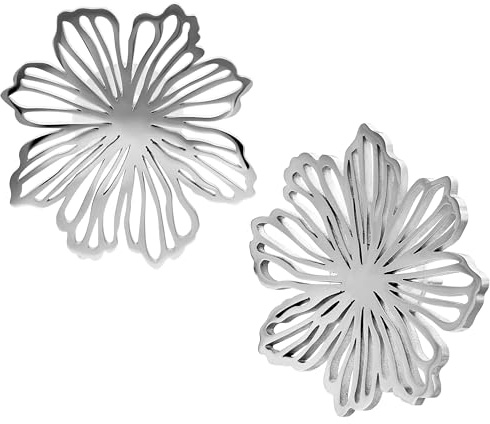 Wildcat Ohrstecker - Fine Flower Earstuds Pair - Gold - Chirurgenstahl 316L - wasserfest, langlebig, hautverträglich