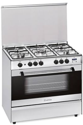 Meireles M-900-X - Cocina de gas (128L, 5 luces), color gris
