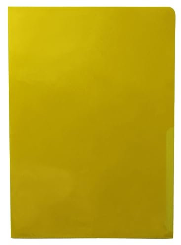 Sichthüllen A4 PP-Folie premium extra stark 160 my glatt transparent gelb - 100 Stück