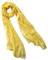 nella-mode Uni-Farbener Seidenschal, ca. 180x50 cm; reine Seide; Farbe Hellgelb