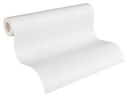 A.S. Création Pro Protect 2 243911 Non-Woven Wallpaper/Can be Painted Over Multiple Times/Crack-Bridging/Stable Shape/Fibreglass-Free/White