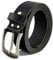 Fa.Volmer ® Gürtel Herren Ledergürtel aus Büffelleder für Männer Jeans Anzug Echtleder Schwarz 38mm breit kürzbar #10125 (Bundweite 125cm)