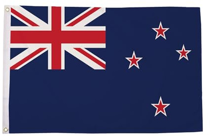 Flag Wholesaler New Zealand Flagge, Mehrfarbig, Large