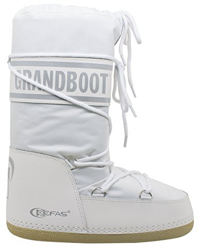 Kefas - GRANDBOOT Botte de Neige Femme Blanc 38/40