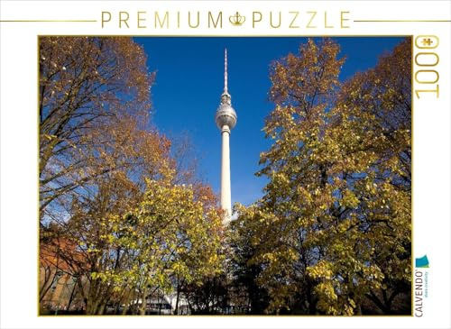 CALVENDO Puzzle Fernsehturm am Alexanderplatz | 1000 Teile Lege-Größe 64 x 48 cm Foto-Puzzle für glückliche Stunden