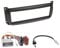 1 Din Radio Einbauset Blende Radioanschlusskabel Antennenadapter für Jeep Wrangler (TJ Facelift) 2004-2007