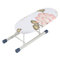Tabla de Planchar para Mesa, Ahorro de Espacio Mini Tabla de Planchar con Patas Plegables para casa Viaje Mangas Collares Arrugas Peony